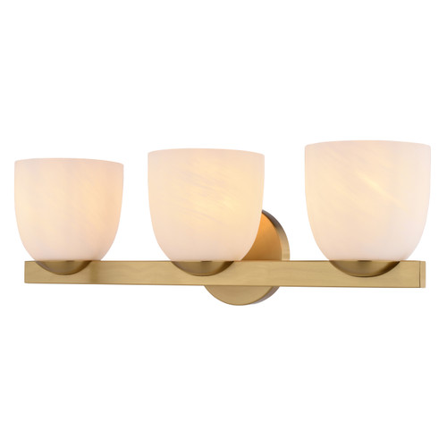 Vaxcel Bosworth 22-in. W 3 Light Vanity Muted Brass (W0562)