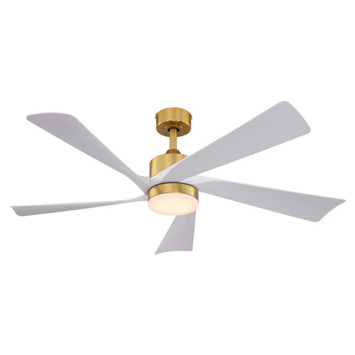Vaxcel Redmond 52-in. LED Ceiling Fan Satin Brass (F0138)