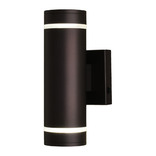 Vaxcel Chiasso 11.25-in.H LED Outdoor Wall Light Deep Bronze (T0822)