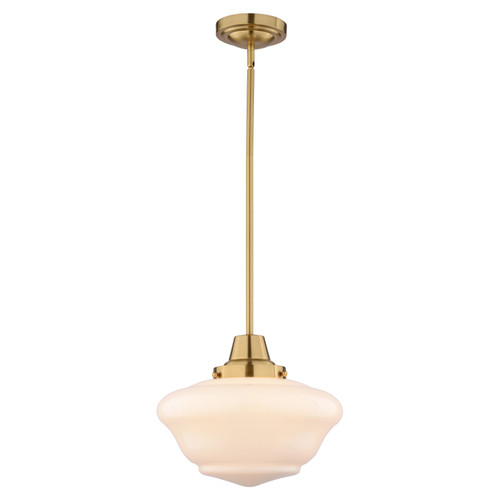 Vaxcel Eastgate 12-in. W 1 Light Pendant Antique Gold (P0452)