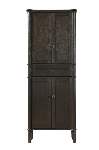 Elegant Furniture & Lighting 28 Inch Bath Storage Cabinet in Chocolate Oak (SC32628CO)