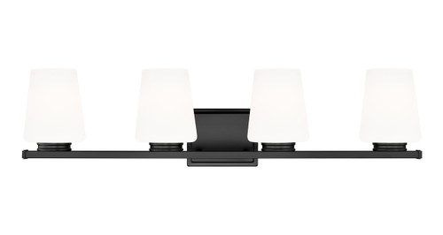 Z-Lite Nextra 4 Light Vanity in Matte Black (7703-4V-MB)