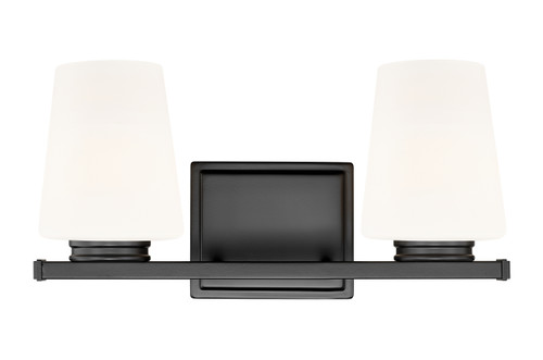 Z-Lite Nextra 2 Light Vanity in Matte Black (7703-2V-MB)