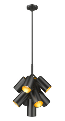Z-Lite Lumina 9 Light Chandelier in Matte Black (7520-9MB)