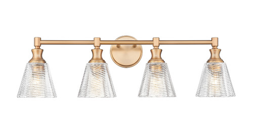 Z-Lite Auden 4 Light Vanity in Modern Gold (7704-4V-MGLD)