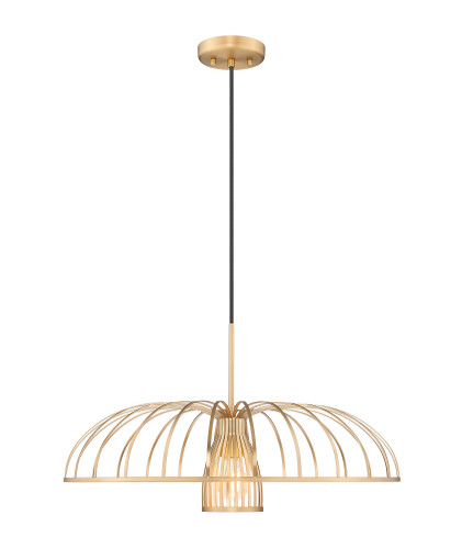 Z-Lite Valencia 1 Light Pendant in Modern Gold (623P24-MGLD)