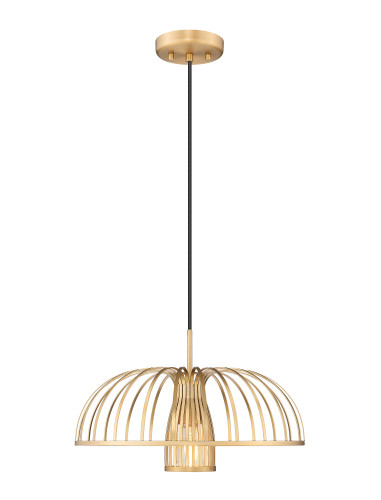 Z-Lite Valencia 1 Light Pendant in Modern Gold (623P16-MGLD)