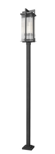 Z-Lite Fortis 3 Light Outdoor Post Mounted Fixture in Sand Black (5031PHXLS-536P-BK)