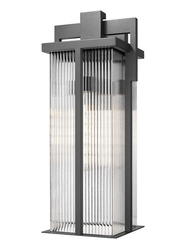 Z-Lite Fortis 3 Light Outdoor Wall Light in Sand Black (5031XL-BK)