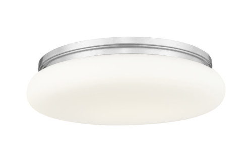 Z-Lite Soleil 1 Light Flush Mount in Brushed Nickel (1025F20-BN-LED)
