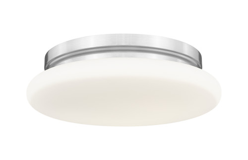 Z-Lite Soleil 1 Light Flush Mount in Brushed Nickel (1025F12-BN-LED)