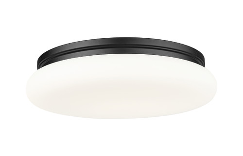Z-Lite Soleil 1 Light Flush Mount in Matte Black (1025F20-MB-LED)