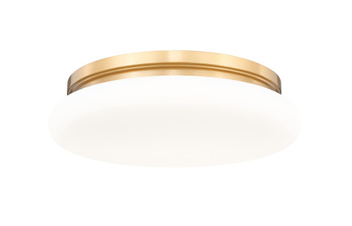 Z-Lite Soleil 1 Light Flush Mount in Modern Gold (1025F16-MGLD-LED)