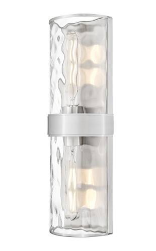 Z-Lite Meridian 2 Light Wall Sconce in Brushed Nickel (3053-2SL-BN)