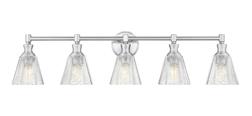 Z-Lite Auden 5 Light Vanity in Brushed Nickel (7704-5V-BN)