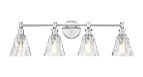 Z-Lite Auden 4 Light Vanity in Brushed Nickel (7704-4V-BN)