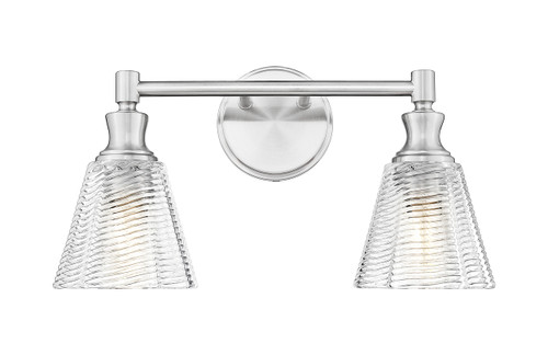 Z-Lite Auden 2 Light Vanity in Brushed Nickel (7704-2V-BN)