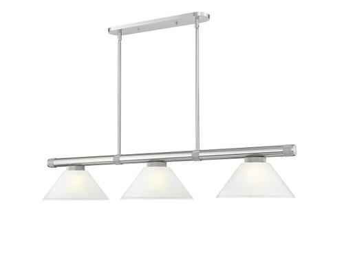 Z-Lite Vanguard 3 Light Billiard in Brushed Nickel (3050-3BN-AWL14)