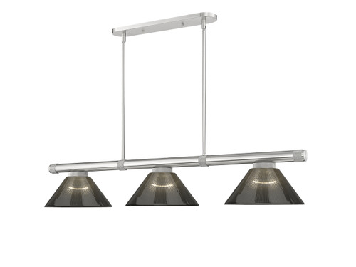 Z-Lite Vanguard 3 Light Billiard in Brushed Nickel (3050-3BN-ARS)