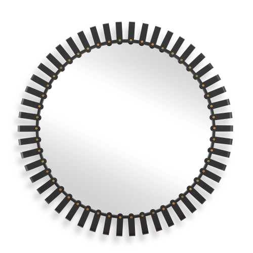 Uttermost Jael Round Iron Bands Mirror (08379)