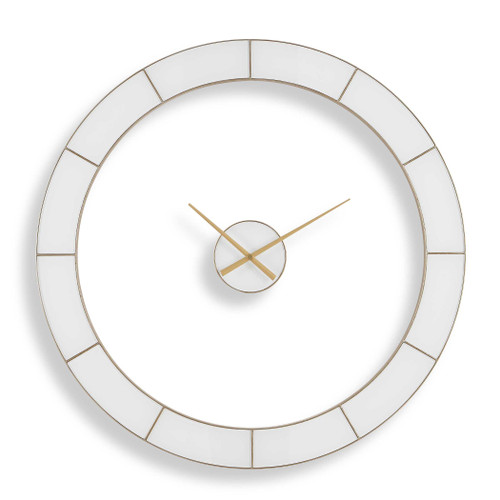 Uttermost Ivory Halo Minimalist Wall Clock (06468)