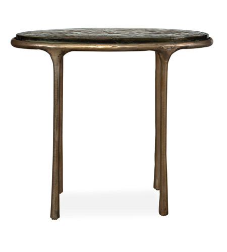 Uttermost Ata Oval Brass Accent Table (50615)
