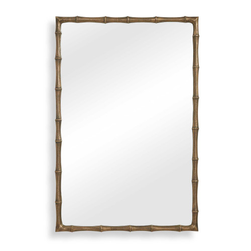 Uttermost Brass Bamboo Rectangle Mirror (08353)