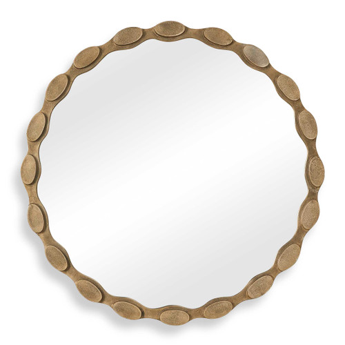 Uttermost Marietta Round Brass Mirror (08410)