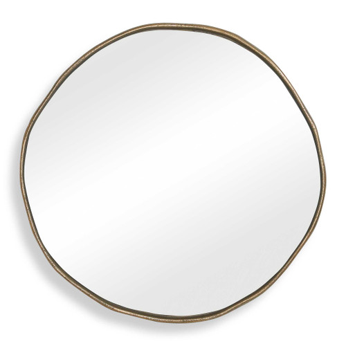 Uttermost Lowen Round Brass Mirror (08357)