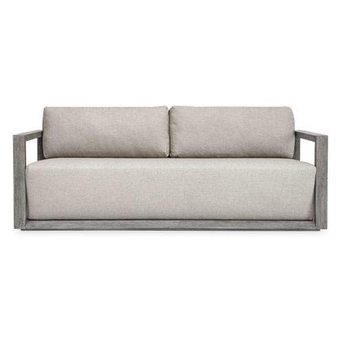 Uttermost Remsen Outdoor Weathered Gray/Dove Sofa (53150)