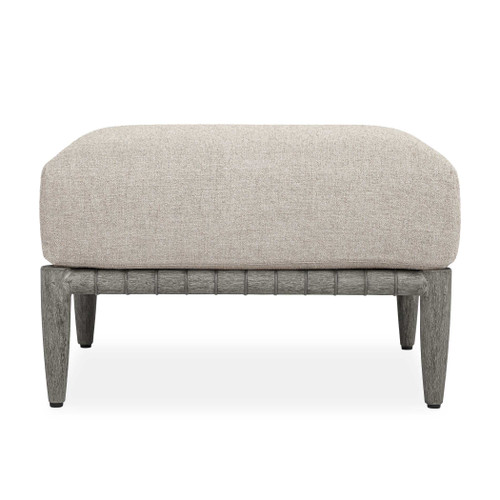 Uttermost Borneo Outdoor Dove Ottoman (53153)