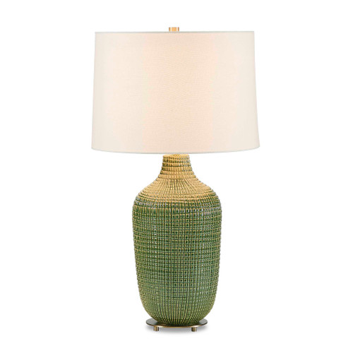 Uttermost Dulcich Green Grid Table Lamp (30755-1)