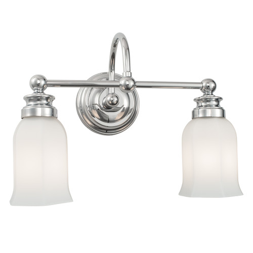 Emily 2 Light Sconce - Chrome (8912-CH-HXO)