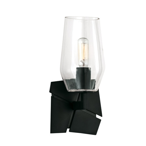 Gaia Indoor Wall Sconce - Acid Dipped Black (8161-MB-CL)