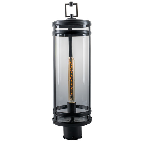 New Yorker 1 Light Outdoor Sconce (1192-ADB-CL)