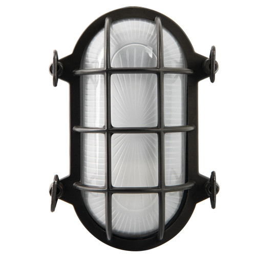 Mariner Oblong Outdoor Wall Light - Bronze With Frosted Glass (1101-BR-FR)