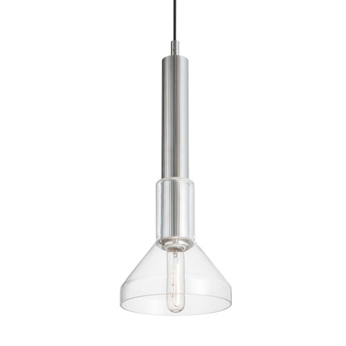 Funnel Pendant Light - Polished Nickel (5386-PN-CL)