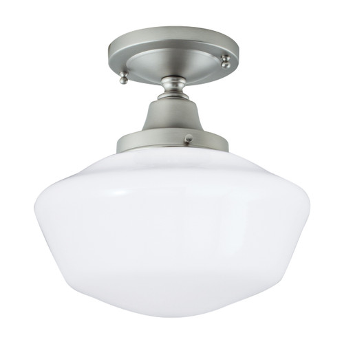 Schoolhouse 1 Light Indoor Flush Mount (5361F-BN-SO)