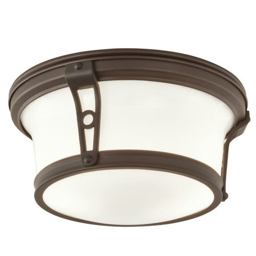 2 Light Leah Flush Mount - 13" (5383-AR-SO)