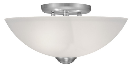 Somerset 2 Light Brushed Nickel Ceiling Mount (4207-91)