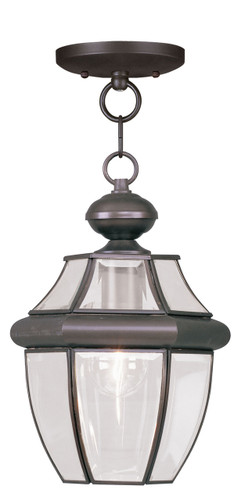 Monterey 1 Light Bronze Outdoor Pendant Lantern (2152-07)