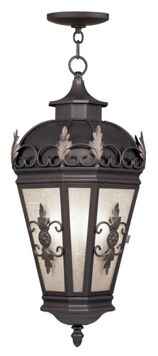 Berkshire 3 Light Bronze Outdoor Pendant Lantern (2199-07)