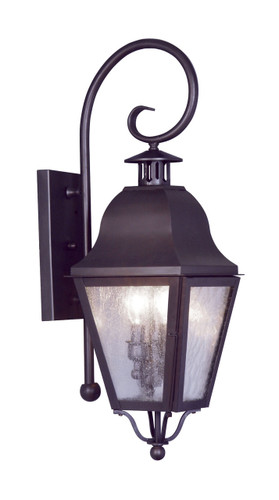 Amwell 2 Light Bronze Outdoor Wall Lantern (2551-07)