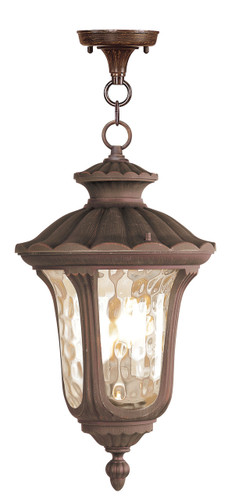 Oxford 3 Light Imperial Bronze Outdoor Pendant Lantern (7658-58)