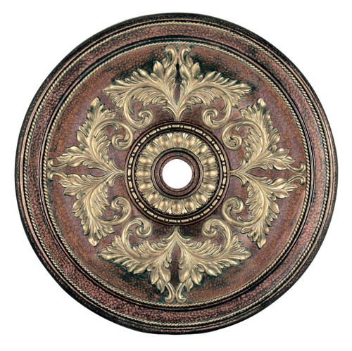 Versailles Palacial Bronze With Gilded Accents Ceiling Medallion (8228-64)