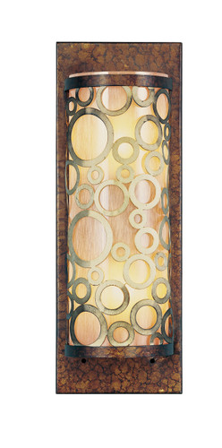 Avalon 2 Light Palacial Bronze With Gilded Accents Wall Sconce (8684-64)