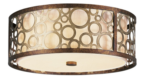 Avalon 3 Light Palacial Bronze With Gilded Accents Ceiling Mount (8688-64)