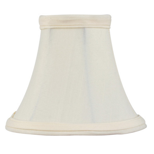 Off White Silk Bell Clip Shade (S102)