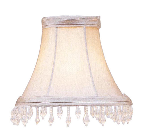 Pewter Bell Clip Chandelier Shade (S144)