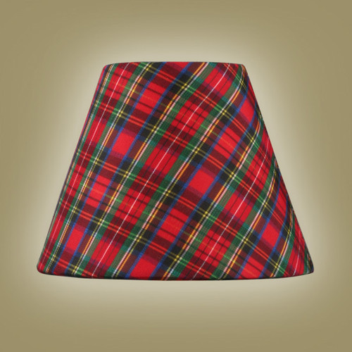 Plaid Hardback Clip Shade (S328)